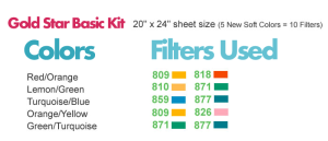 Gold Star Supplemental Kit - 20" x 24" (10 Filters)