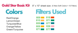 Gold Star Supplemental Kit - 8" x 10" sheet size (10 Filters)